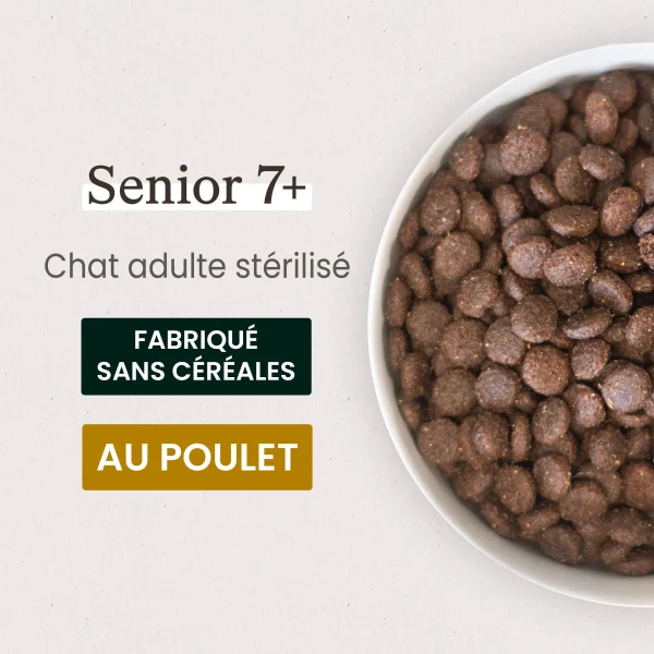 Croquettes Senior 7+ pour chat stérilisé – Care - 5kg