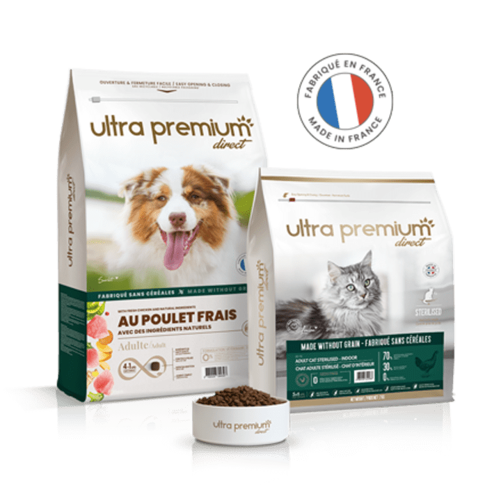 Ultra Premium Maroc, alimentation premium pour chiens et chats