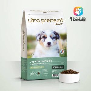 Chiot digestion sensible toutes tailles Croquettes sans céréales – 12kg