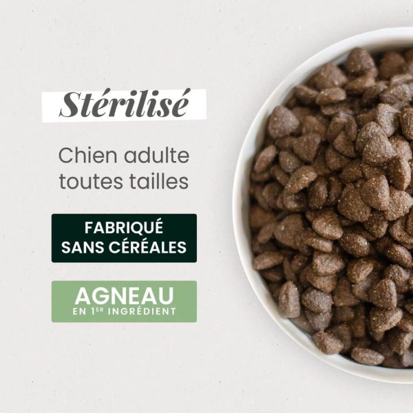 GF1207-croquettes.jpg Chien adulte en surpoids/stérilisé Croquettes light sans céréales – 12kg