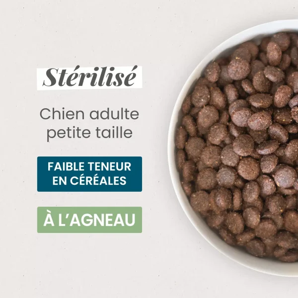 Chien stérilisé de petite taille/surpoids  Croquettes Super Premium - 7kg