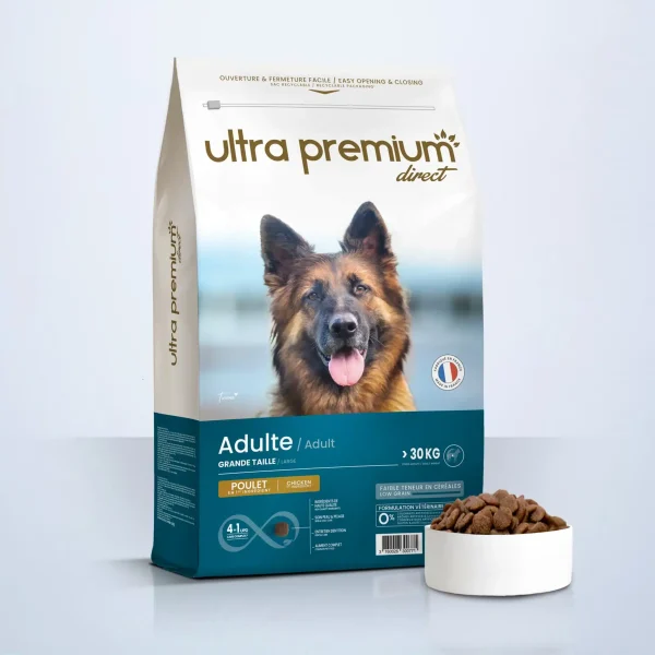 Chien adulte de grande taille >30 kg  Croquettes super premium – 12kg