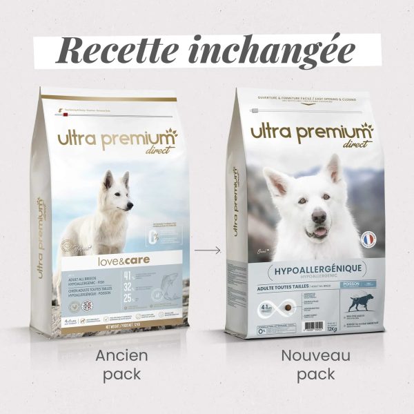 LG1211-transition.jpeg Chien adulte toutes tailles – hypoallergénique Croquettes care au poisson – 12kg