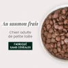 NATD0704-2.webp Croquettes sans céréales au saumon frais pour chien adulte de petite taille (inf. 10kg) - 7kg