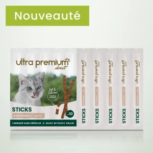 Stick à la volaille pour chat - série 10pc