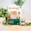 Boîtes d'émincés en sauce pour chat sans céréales – Au Poulet et au Veau - 12x85gr